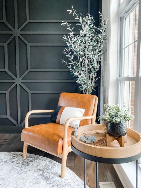 My favorite artificial olive tree by Studio McGee is back in stock at Target! 

Love how this client space turned out! 

Artificial tree, faux leather chair, accent chair, round side table, wooden end table, black decor, throw pillow, faux plant, artificial potted plant, mid century modern accent chair, round area rug. 

#furniture #tree #chair

#LTKFind #LTKhome #LTKstyletip