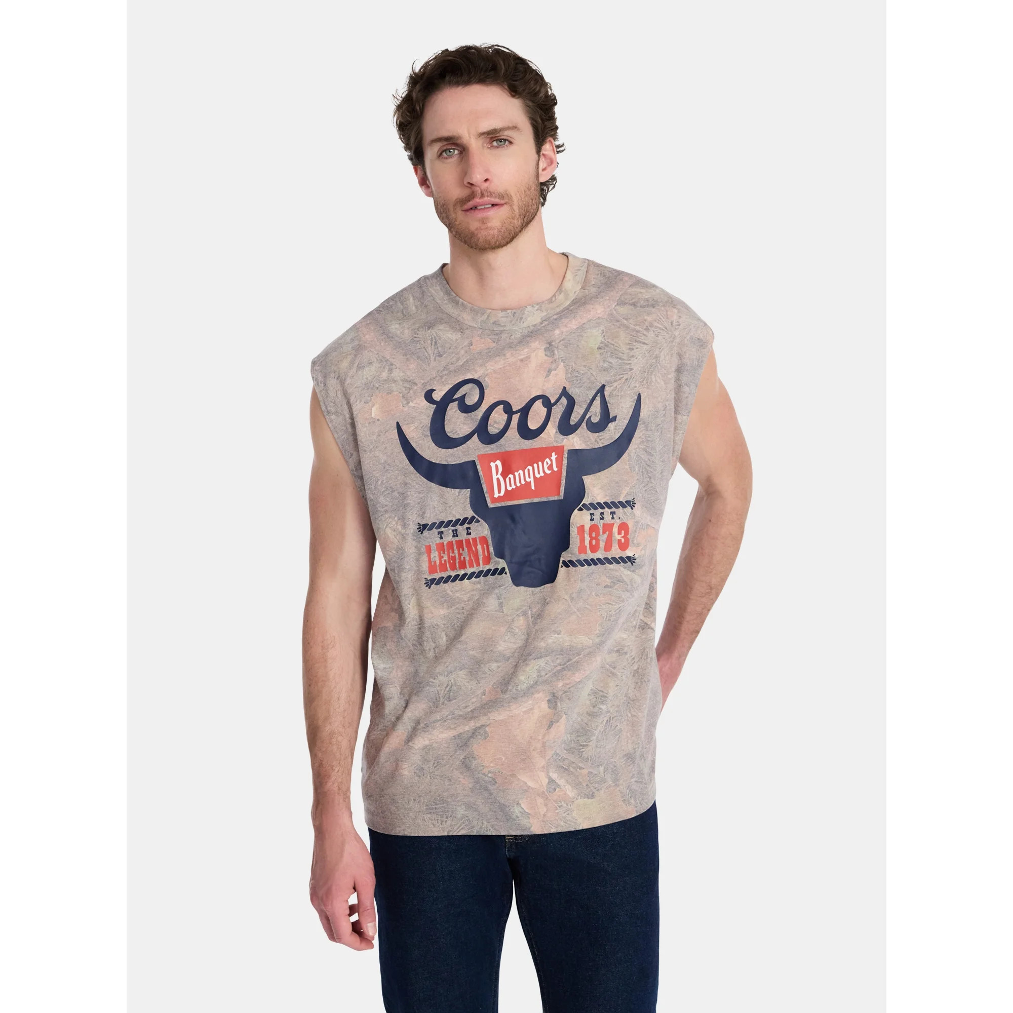 Coors Men's & Big Men's Graphic Muscle Tank Top, Sizes XS-5XL | Walmart (US)