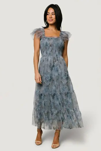 Clementine Tulle Midi Dress | Nordstrom