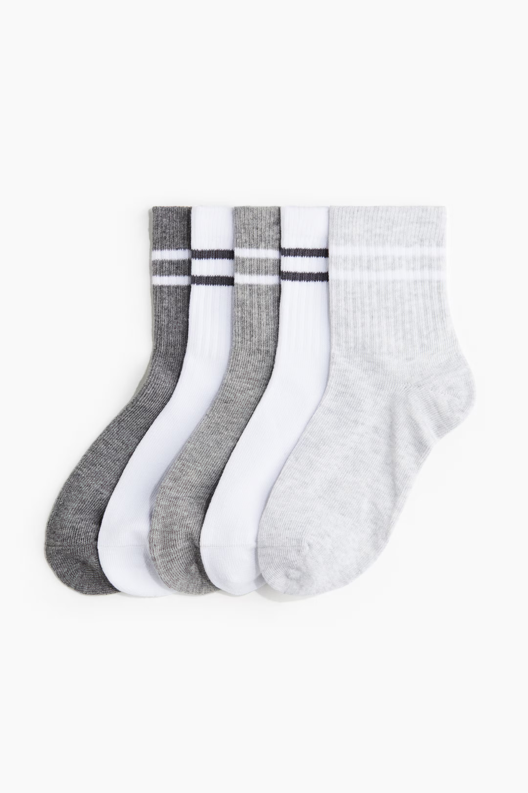 5-Pack Sports Socks with DryMove™ | H&M (US + CA)