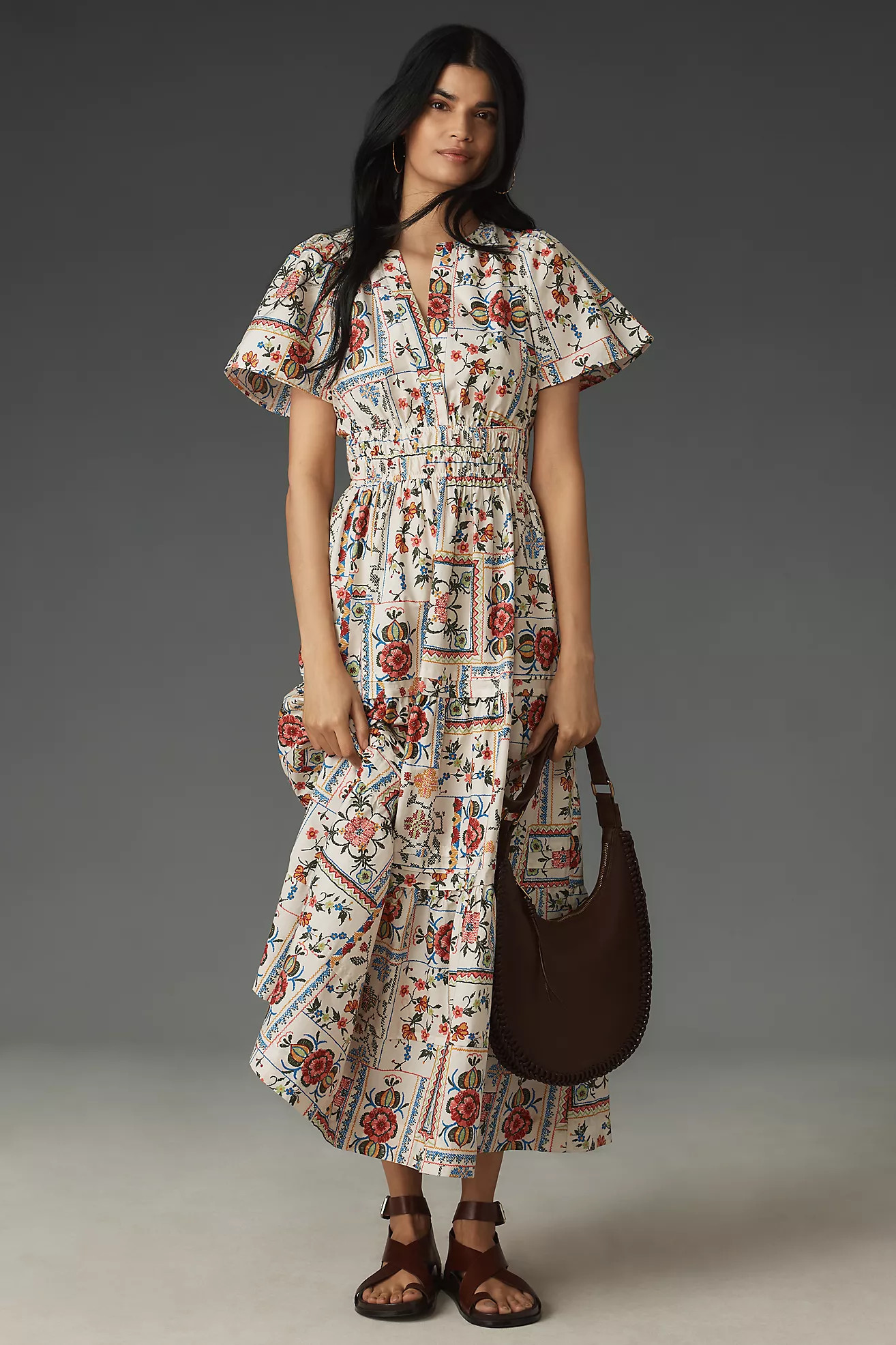 Somerset 100% Cotton Poplin Maxi Dress | Anthropologie (US)