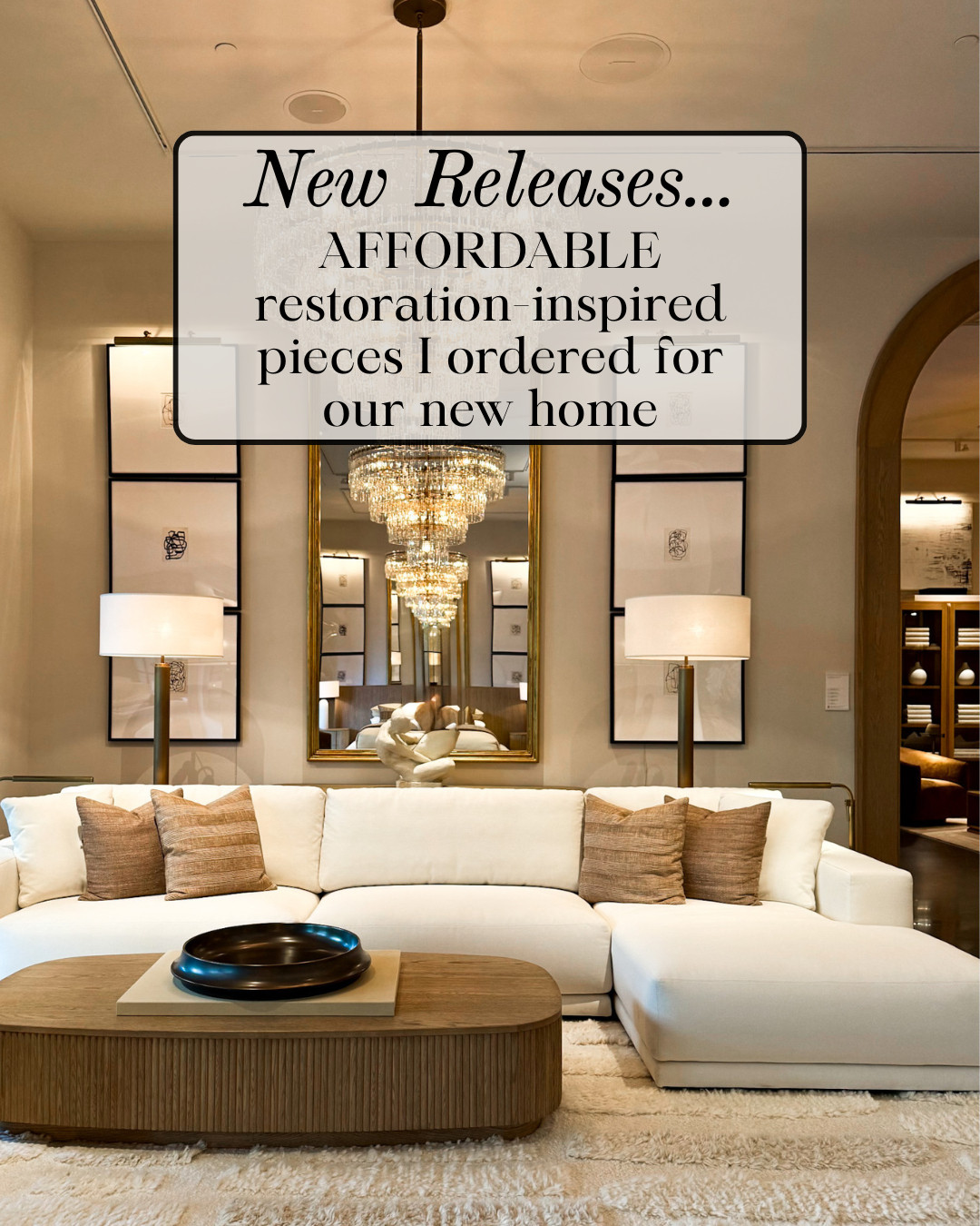 New Releases — AFFORDABLE RESTORATION-INSPIRED FINDS

I just ordered several of these RESTORATION-INSPIRED pieces for our new home and I’m honestly so impressed with the quality and prices. The warm wood tones, elegant lighting, and timeless silhouettes give that HIGH-END designer feel without the luxury markup. Such beautiful finds if you love a classic, elevated home aesthetic.

#Amazon #TheHillaryStyle #AmazonHome #RestorationInspired #DesignerLookForLess #LuxuryForLess #NeutralHome #ElevatedLiving #HomeInspo #NewHomeFinds 

 #LTKU #LTKOver40 #LTKHome