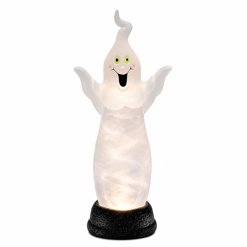 13.5"H Acrylic Ghost - LED Lights, Water Spinning Smoke, Battery Operated | Wayfair North America