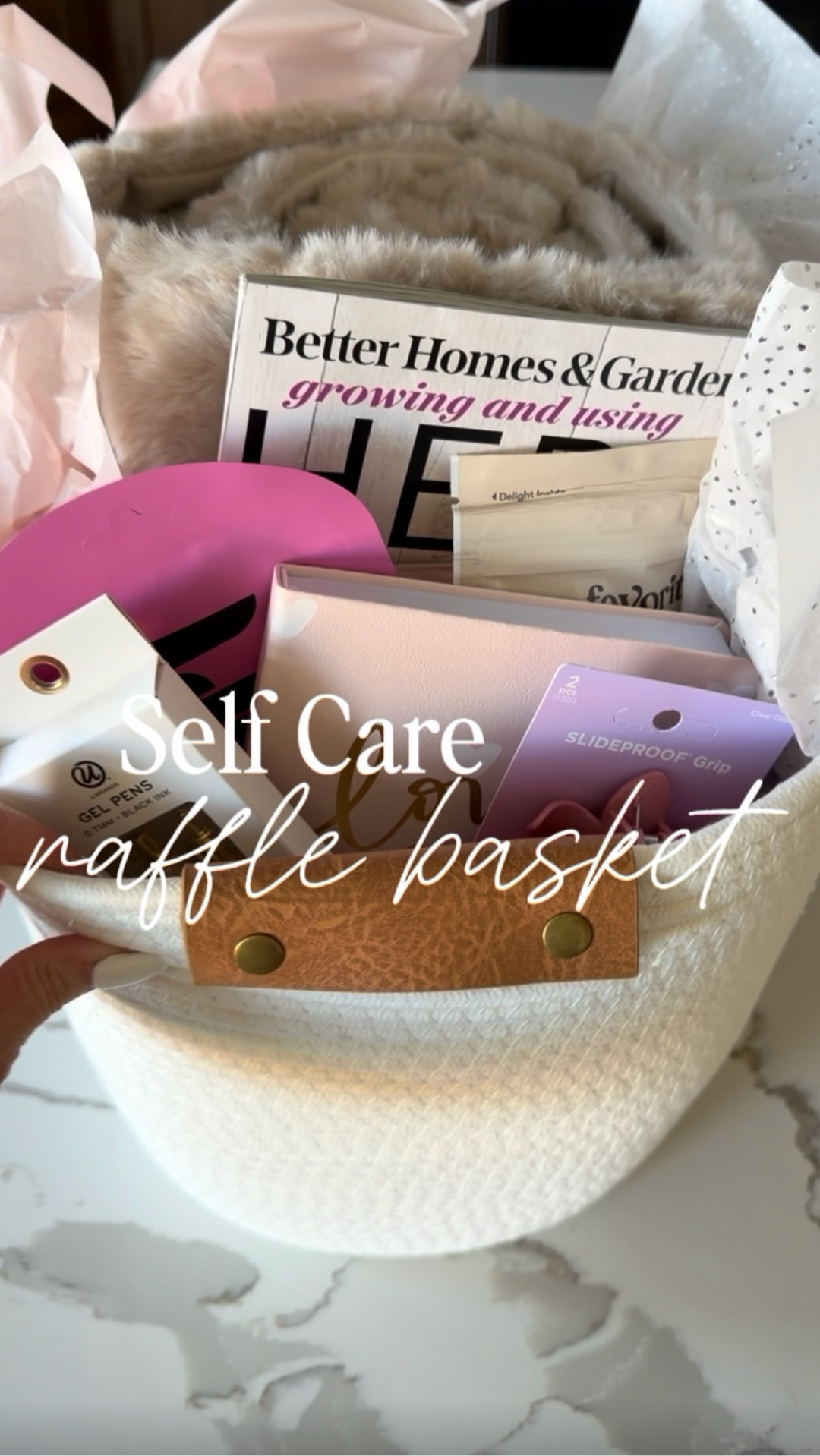 Putting together the coziest self-care raffle basket filled with all my favorite relaxing essentials 🤍
Think candles, cozy textures, skincare, and little everyday luxuries that make you slow down.

This would be PERFECT for raffles, teacher gifts, or a thoughtful surprise for someone who deserves a reset ✨
Everything linked here 👇

#selfcarebasket #rafflebasketideas #giftbasketideas #selfcareideas #cozygifts #giftinspo #amazonfinds #ltkhome #ltkfinds #ltkgiftguide #carepackageideas #aestheticgifts #cozyvibes #relaxationmode #teachergiftideas #raffleinspo #homelifestyle #momlifefavorites #comfortitems #thoughtfulgifts