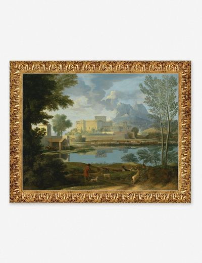 'Landscape with a Calm' Wall Art by Nicolas Poussin | Lulu and Georgia 