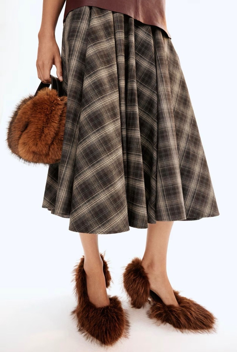 BNWT Fall/Winter 2025 H&M Cotton Circle Skirt | eBay US