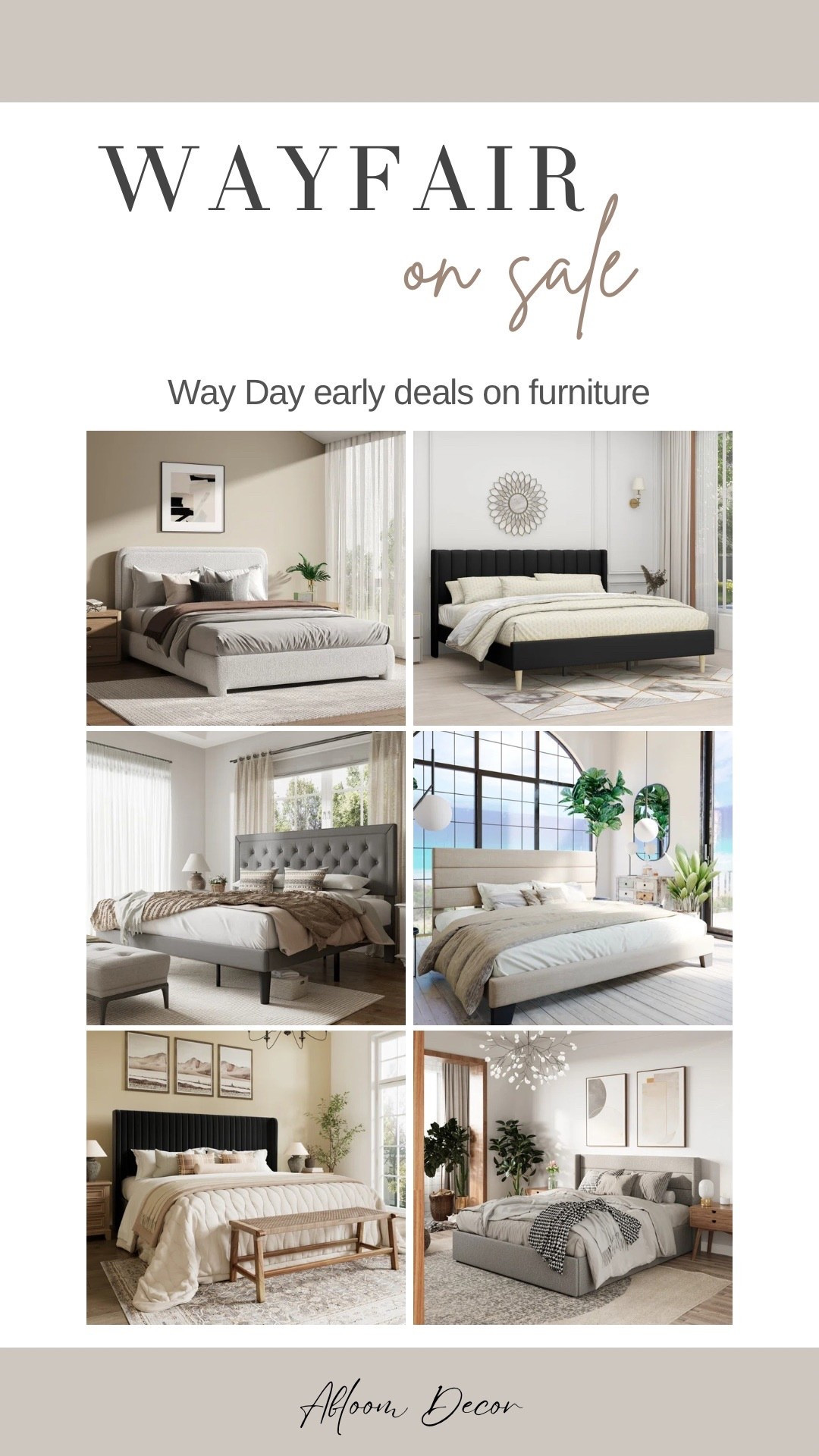 Some of the most popular beds on Wayfair are on sale for early Way Day deals!

#LTKHome #LTKSaleAlert