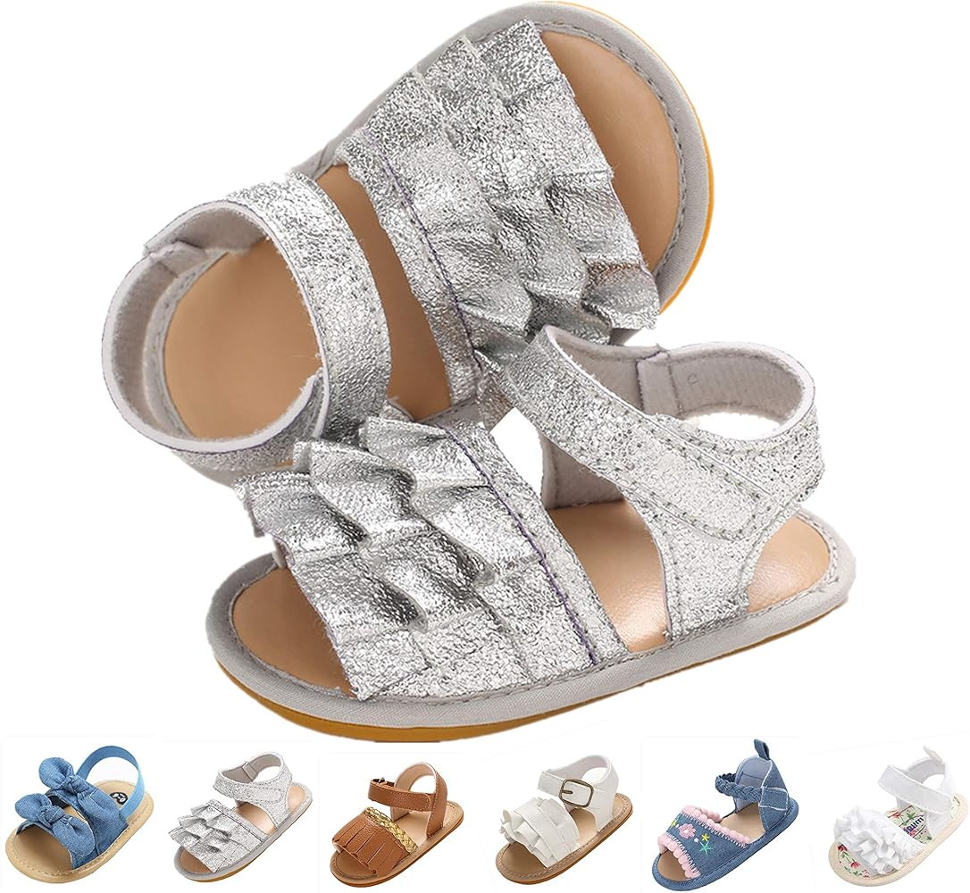 Baby Girls Sandals Summer Shoes Outdoor First Walker Toddler Girls Shoes for Summer | Amazon (US)