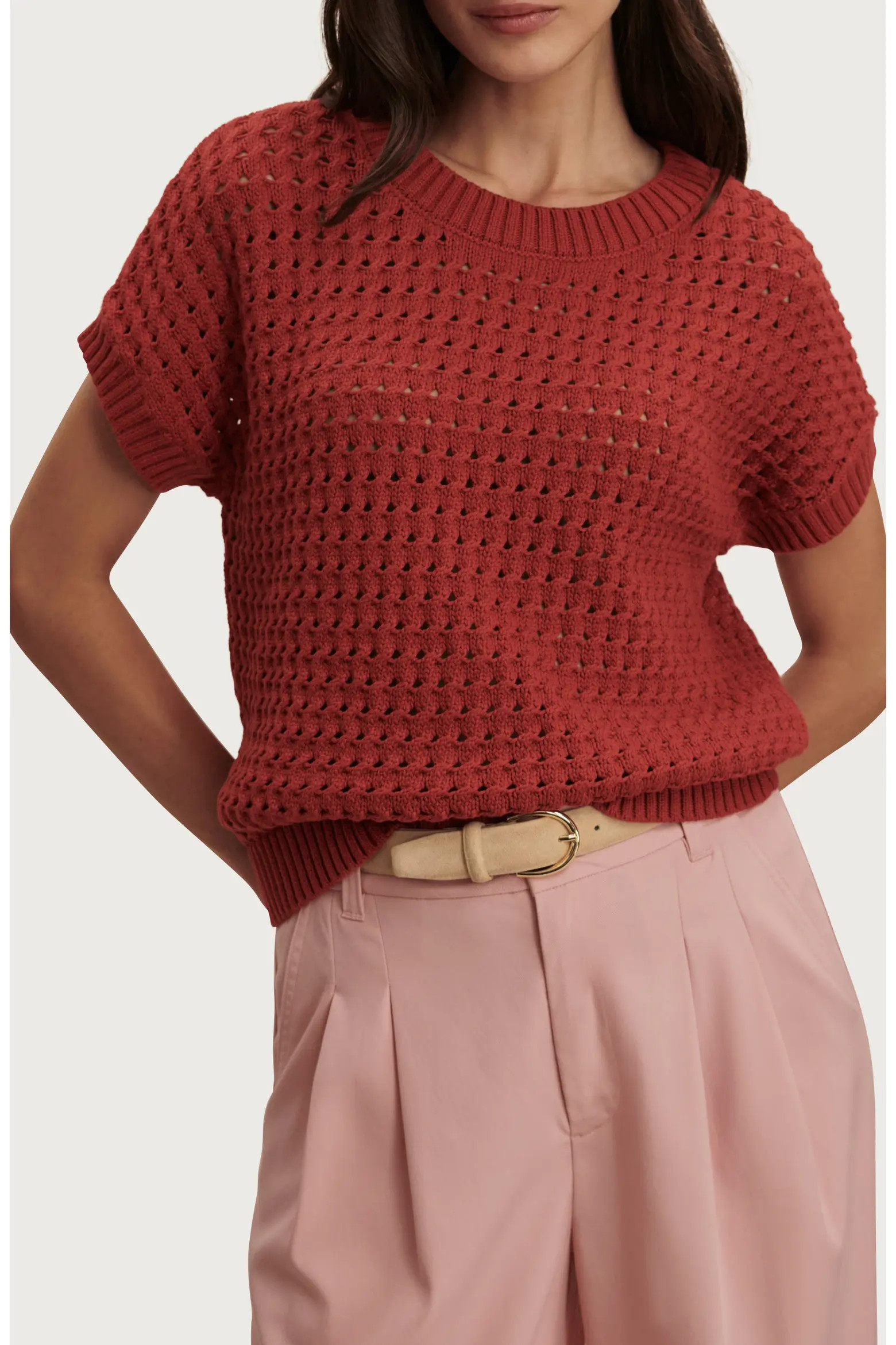 Varley Denny Pointelle Knit Top (Women) | Nordstrom | Nordstrom