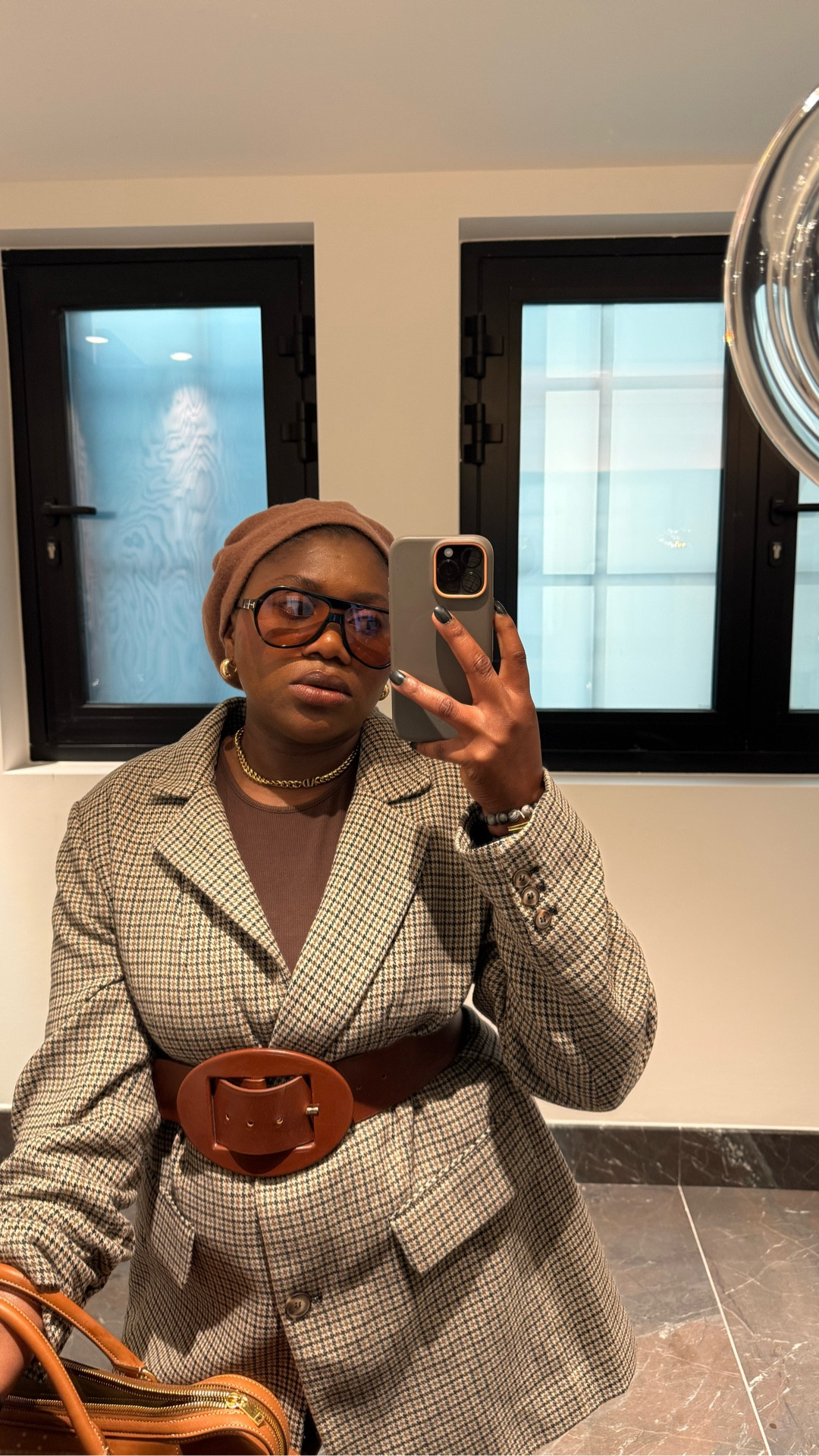 What I wore for my day in London’s PR events! First up, this chic checked blazer that I absolutely love,it’s tailored just right! Paired with vibrant orange shoes that give the outfit a perfect pop of color. 

I kept it sleek underneath with a classic top, making sure to blend business with a touch of personal style. The fit is comfortable enough for a day full of networking, and I’m ready to turn some heads!
Blazer x vest: @hushofficial 
Capri: @amazonfashioneu 
Beret: @asos 
Belt: @tkmaxxuk 
——
#OutfitCheck #LondonPR #StylePrep #ChicAndConfident #NetworkingReady FashionDiaries OOTD FromHomeToEvents PowerDressing ReadyToShine

#LTKmodest #LTKuk #LTKspring