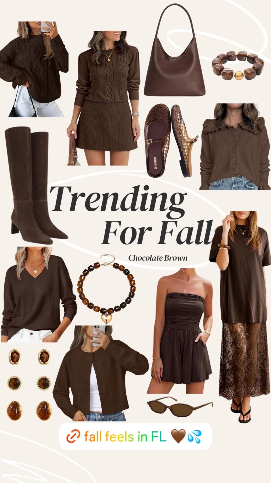 LOVING chocolate brown for fall!!🤎 From cozy sweaters to dresses, shoes and accessories, this color is trending for the season!!!

#LTKootd #LTKSeasonal #LTKSaleAlert