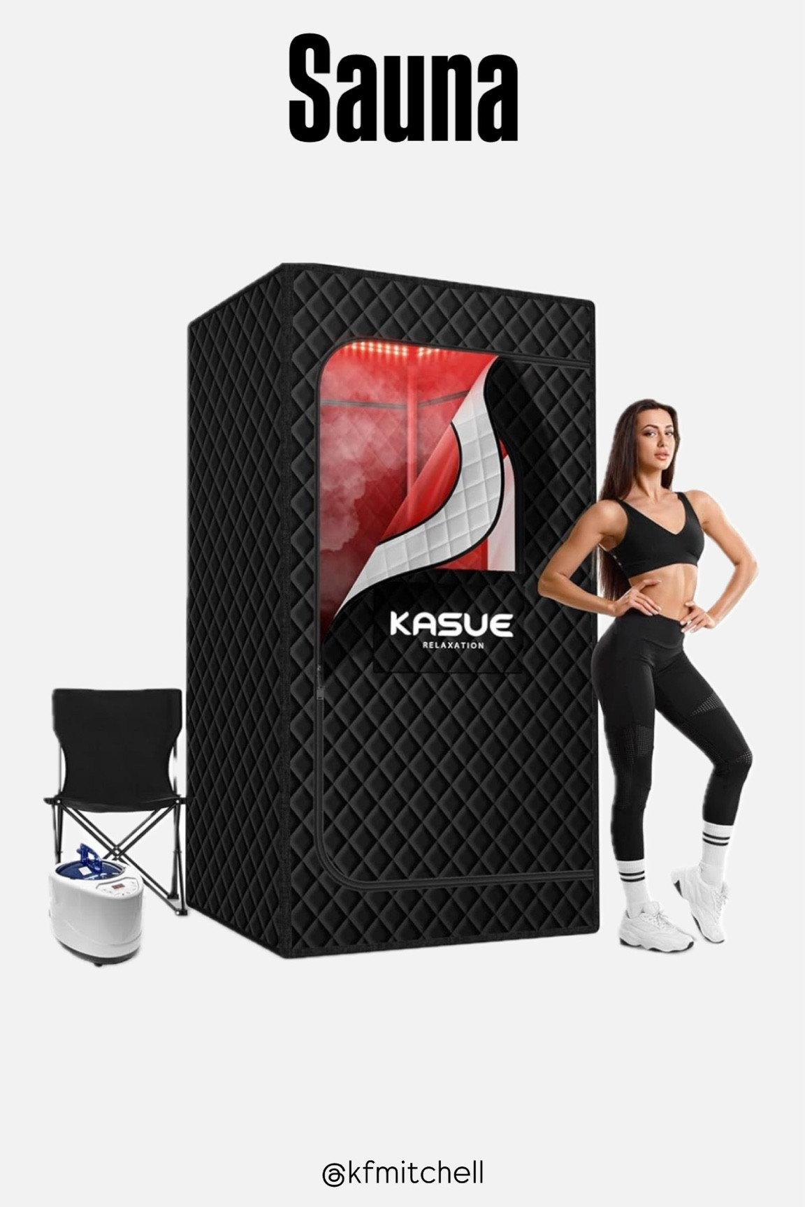 Not ready to commit to a big sauna? This is the perfect little sauna to reap the benefits of a big one for a fraction of the price! 

#LTKHome #LTKActive #LTKFitness