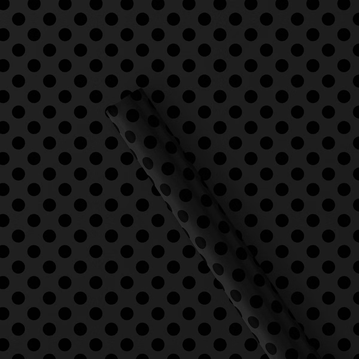 90 sq ft Metallic Polka Dot Christmas Gift Wrap Black - Wondershop™ | Target