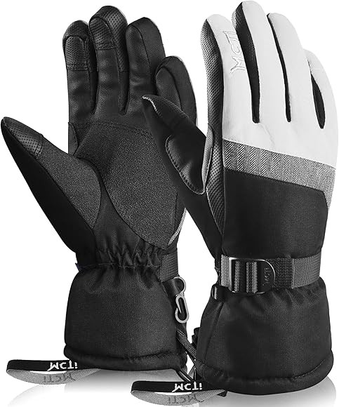 MCTi Ski Gloves,Winter Waterproof Snowboard Snow 3M Thinsulate Warm Touchscreen Cold Weather Wome... | Amazon (US)