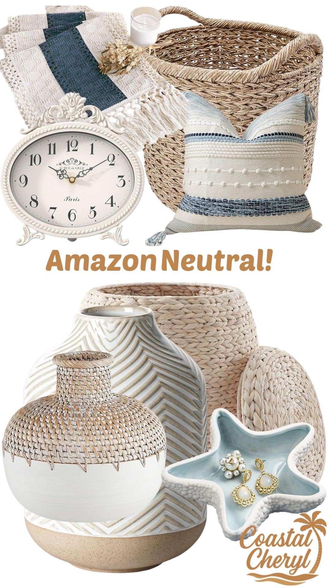 Neutral home decor with beautiful baskets and vases! #amazon #homedecor #baskets 

#LTKGiftGuide #LTKFindsUnder100 #LTKHome