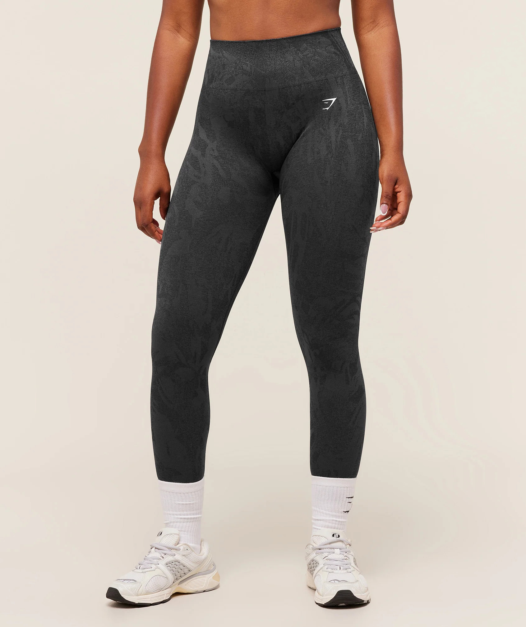 Gymshark Adapt Camo Seamless Leggings - Asphalt Grey/Black | Gymshark UK