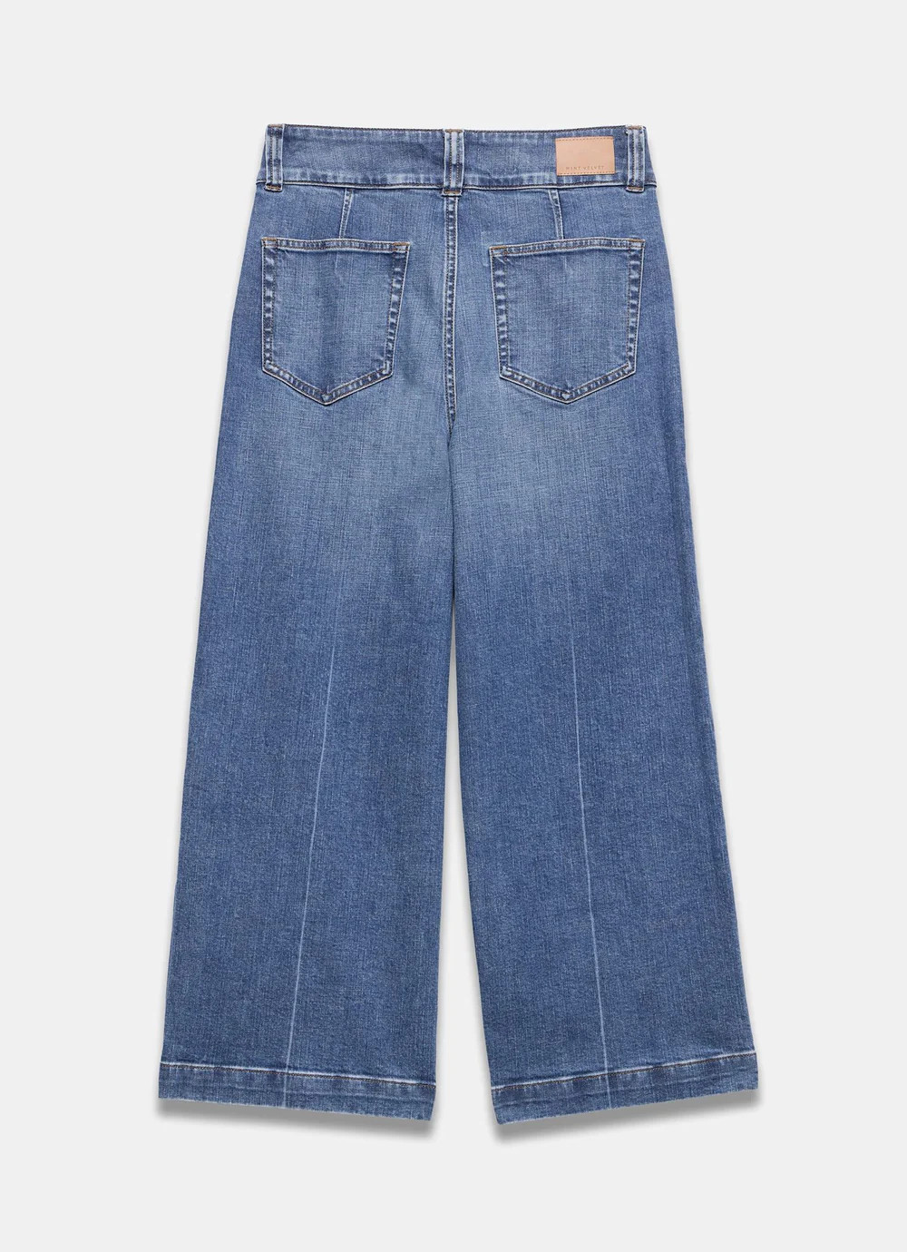 SHOP THE LOOKMid Indigo Cropped Wide Jeans£99.00Colour: BlueSize Guide
  
Denim Fit Guide
  
Len... | Mint Velvet