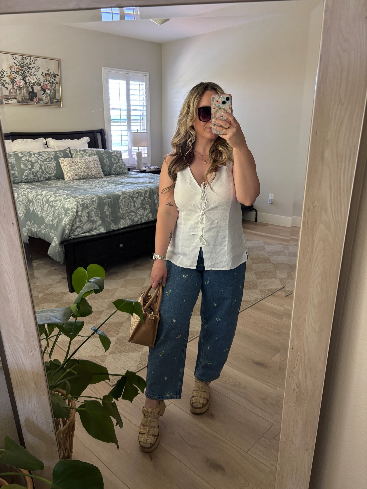 Loving these embroidered floral barrel jeans from Walmart! They’re the cutest and perfect for spring time . 

#LTKootd #LTKmomlife #LTKgrwm