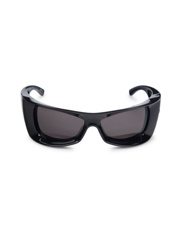 64MM Rectangle Wrap Sunglasses | Saks Fifth Avenue OFF 5TH