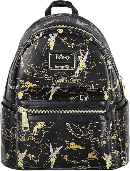 Loungefly Disney Tinkerbell Neverland Treasure Map All-Over Print Little Bit Of Pixie Dust Mini B... | Amazon (US)