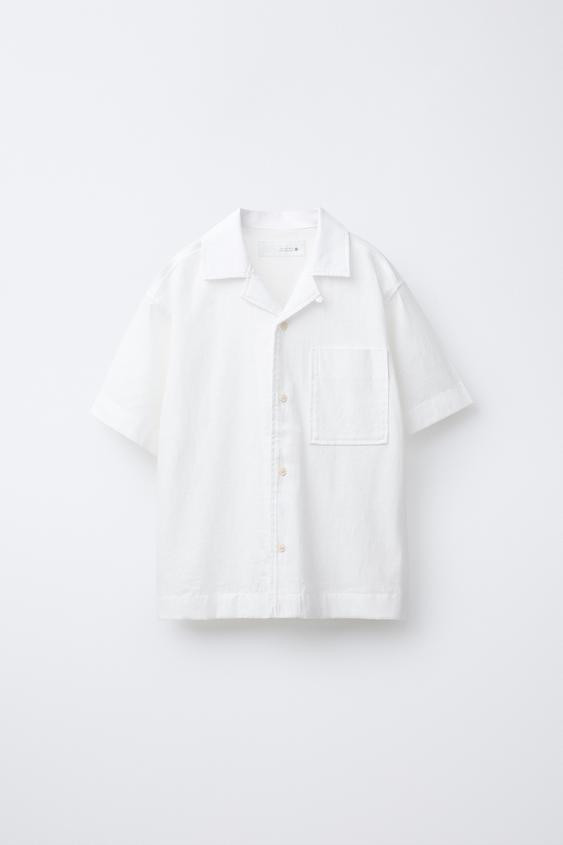 COTTON LINEN BLEND SHIRT | Zara US