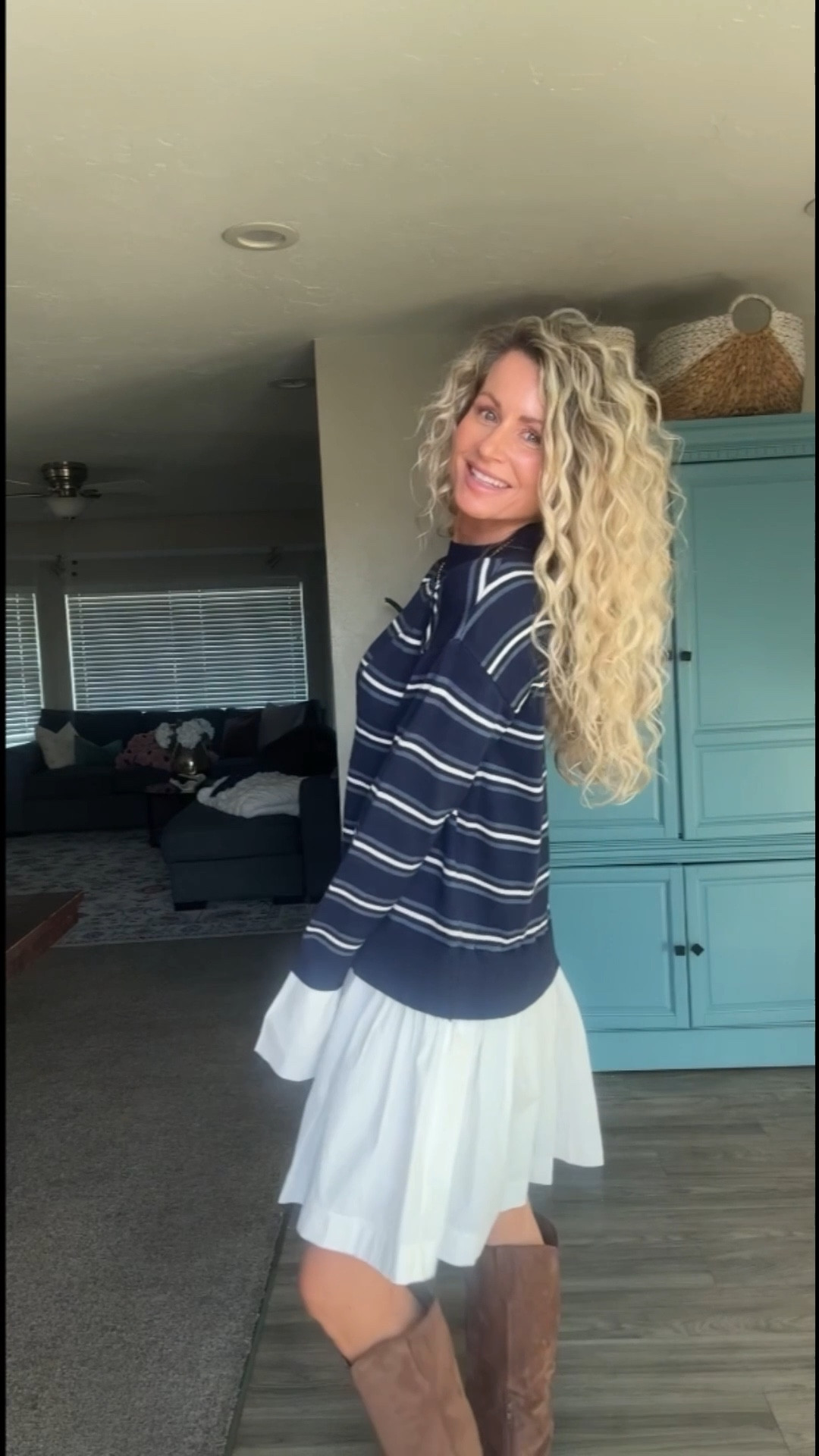 Simply adorable. So comfortable. So chic. All one piece. Wearing a size medium. Comes in 3 colors. On sale! 

#LTKmomlife #LTKOver40 #LTKgrwm