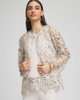 Travelers™ Collection All-over Lace Jacket | Chico's
