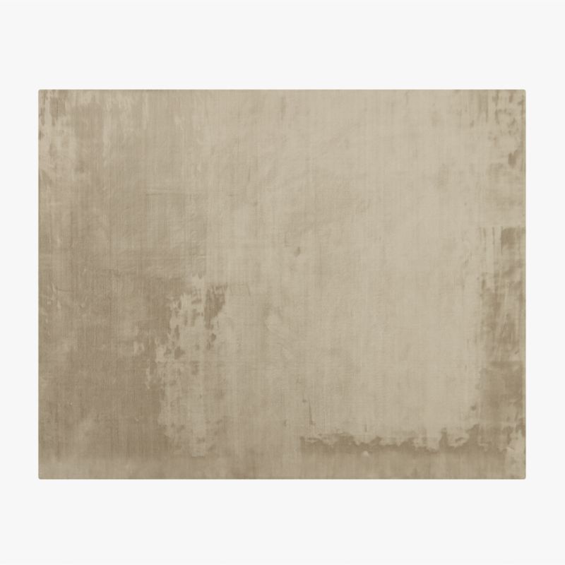 Lyla Taupe Solid Handloomed Performance Area Rug 5'x8' | CB2 | CB2