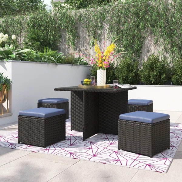 Outdoor Dining Set with Cushions | Wayfair North America