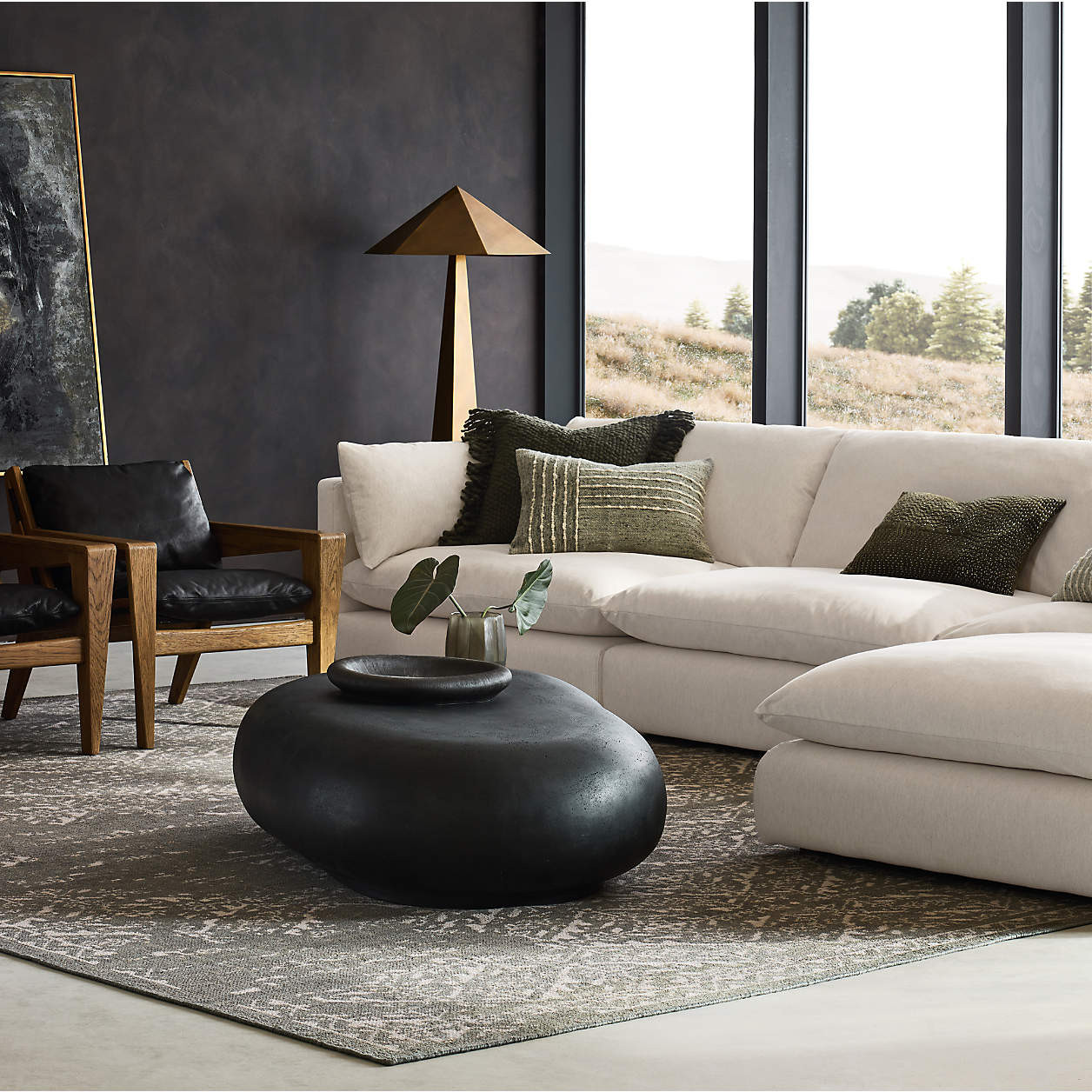 Unwind 92" Slipcovered Sofa + Reviews | Crate & Barrel | Crate & Barrel