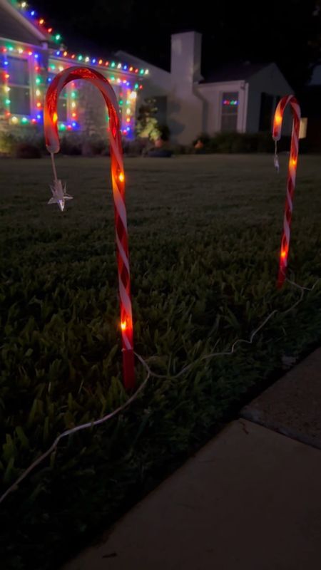 If I can install these solar powered candy canes so can you! 😝 🎅🏼 

#LTKSeasonal