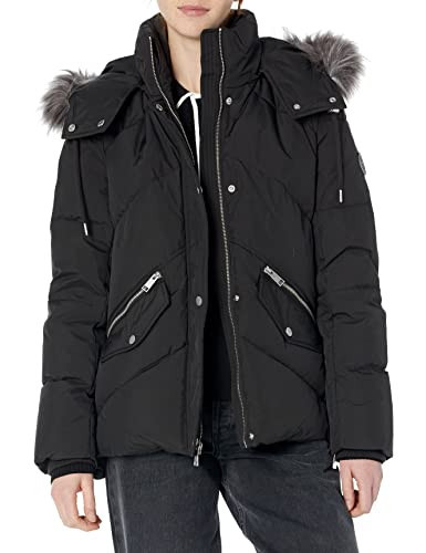 Marc New York by Andrew Marc Andrew Marc Women's Short Down Jacket, Luxurious Black, Large | Amazon (US)