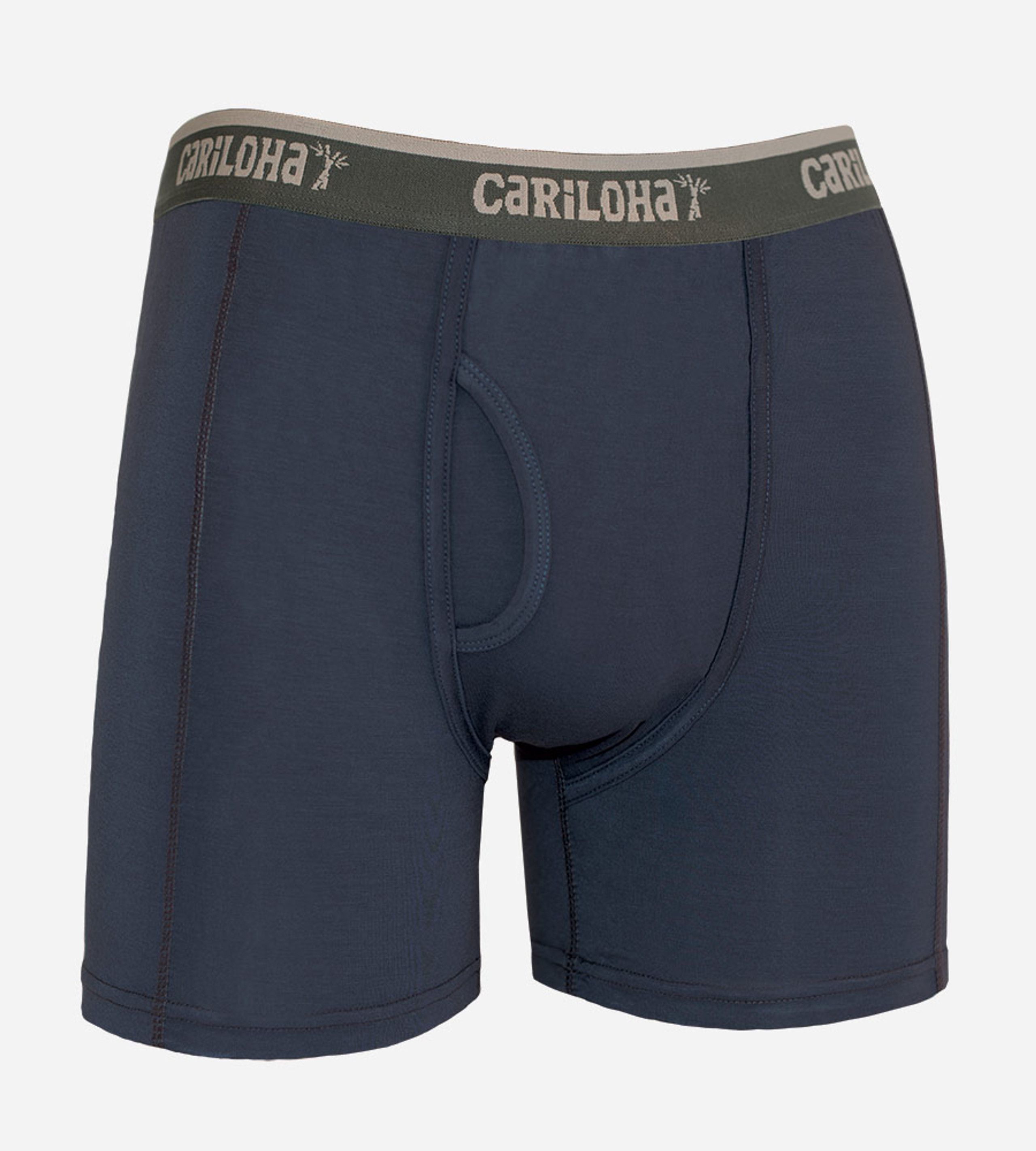 Bamboo Boxer Briefs - Steel Blue | Cariloha