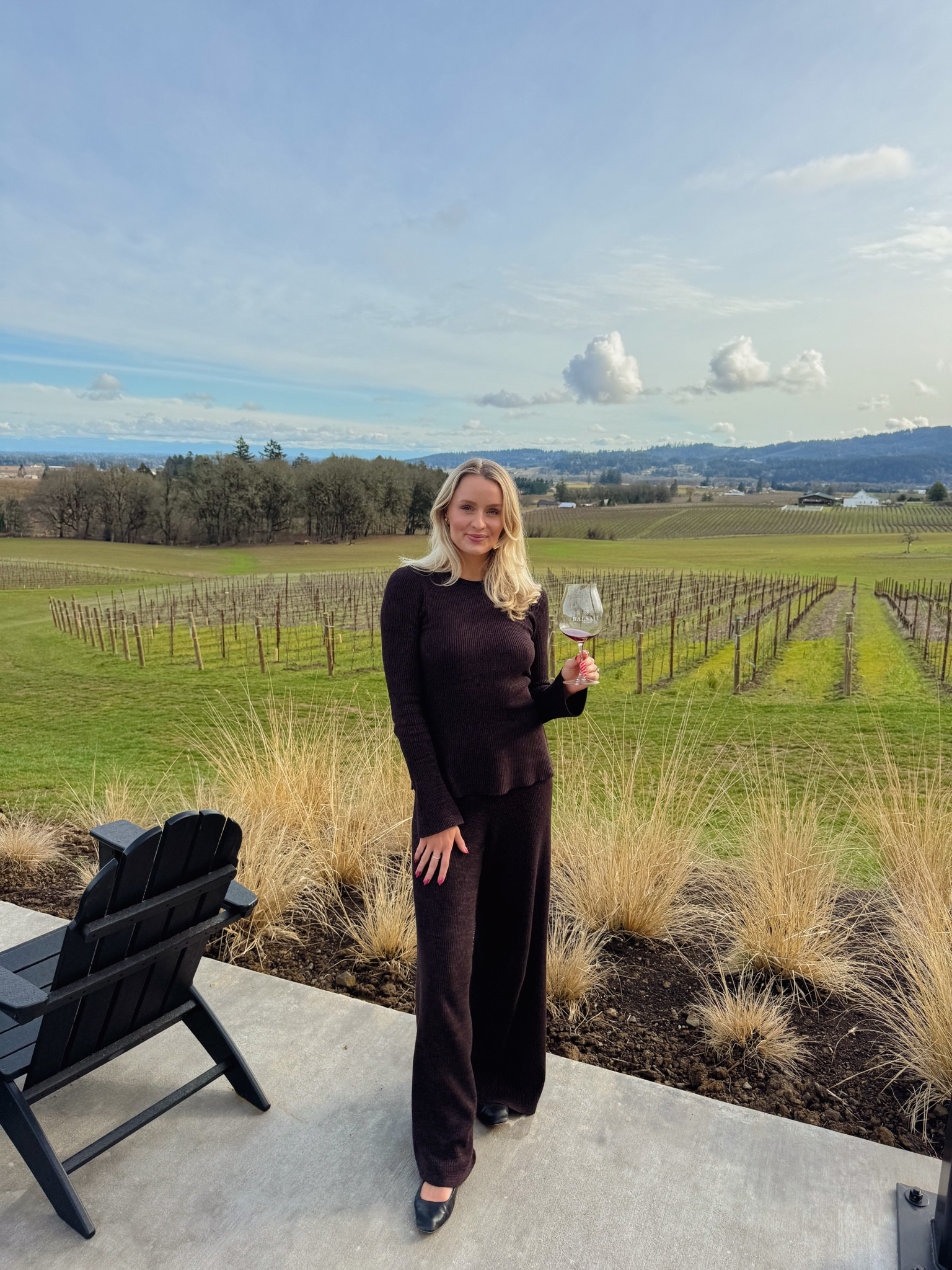 Straight off the plane to a tasting! ✈️🍷

#LTKTravel #LTKFindsUnder100 #LTKSeasonal