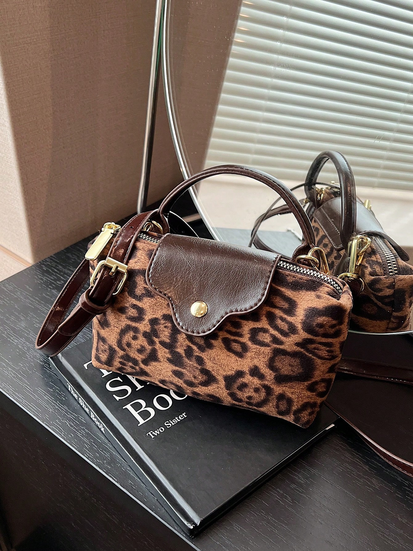 New Leopard Print Fashion Casual Solid Color Handbag, Shoulder Bag, Messenger Bag For Women | SHE... | SHEIN