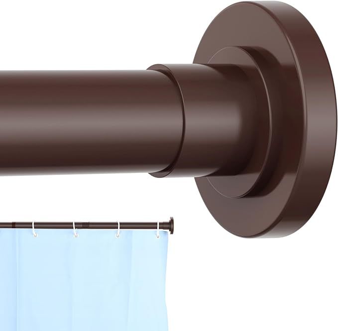 CorkLatta Shower Curtain Rod 31-80 Inch,1 Inch Diameter Adjustable Matte Bronze Spring tension St... | Amazon (US)