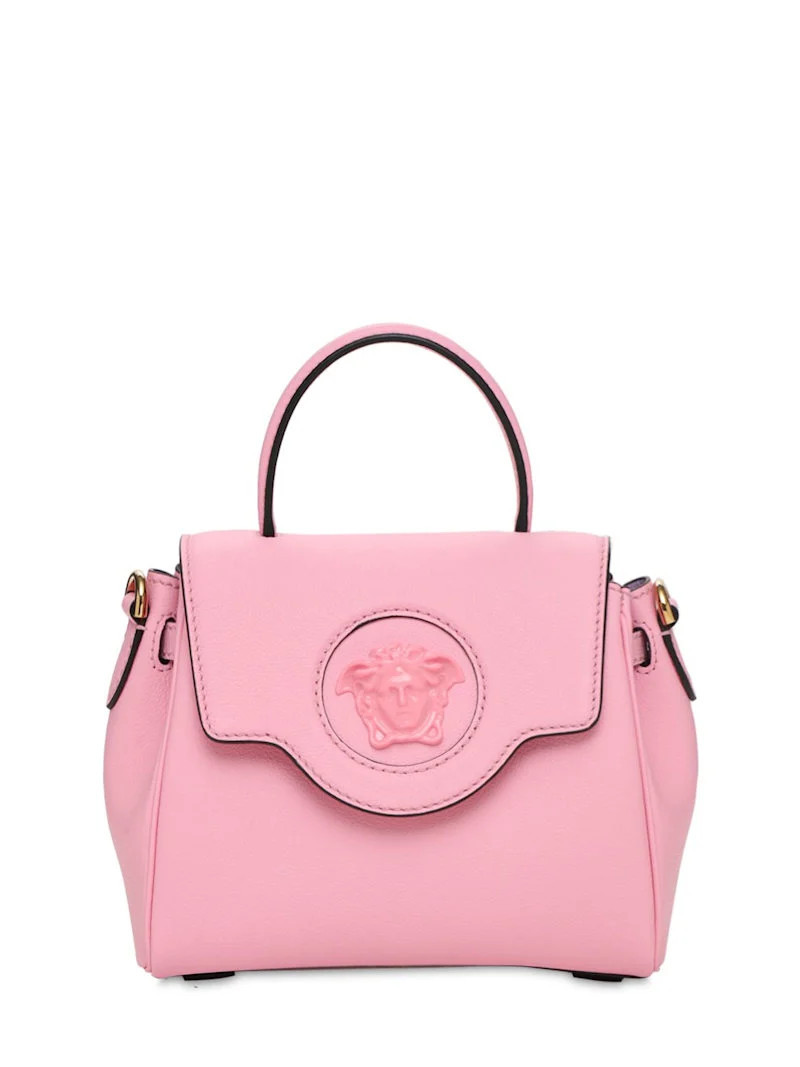 Small leather Medusa top handle bag | Luisaviaroma