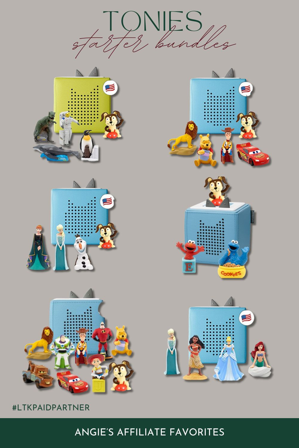 #paidpartner
My granddaughter LOVES her Tonies and uses one every night as her bedtime routine! 

🎧✨ Make Storytime Magical with Tonies Starter Bundles! ✨🎭

Looking for a screen-free way to keep your little ones entertained and learning? The Tonies Starter Bundle is the perfect gift! 🎁 These adorable, durable figurines bring stories, songs, and adventures to life—just place a Tonie on the Toniebox, and the magic begins!

Why We Love It:
🌟 Screen-Free Fun – Encourages imagination and creativity.
🎶 Interactive Listening – Hours of songs, stories, and educational content.
🧸 Kid-Friendly Design – Soft, sturdy, and built for little hands.
📚 Expansive Library – Add new Tonies for endless entertainment!

Perfect for bedtime routines, road trips, or quiet afternoons. 💤🚗

✨ Tap the link to grab yours and spark joy in your child’s day! ✨ 

 #LTKGiftGuide #LTKKids