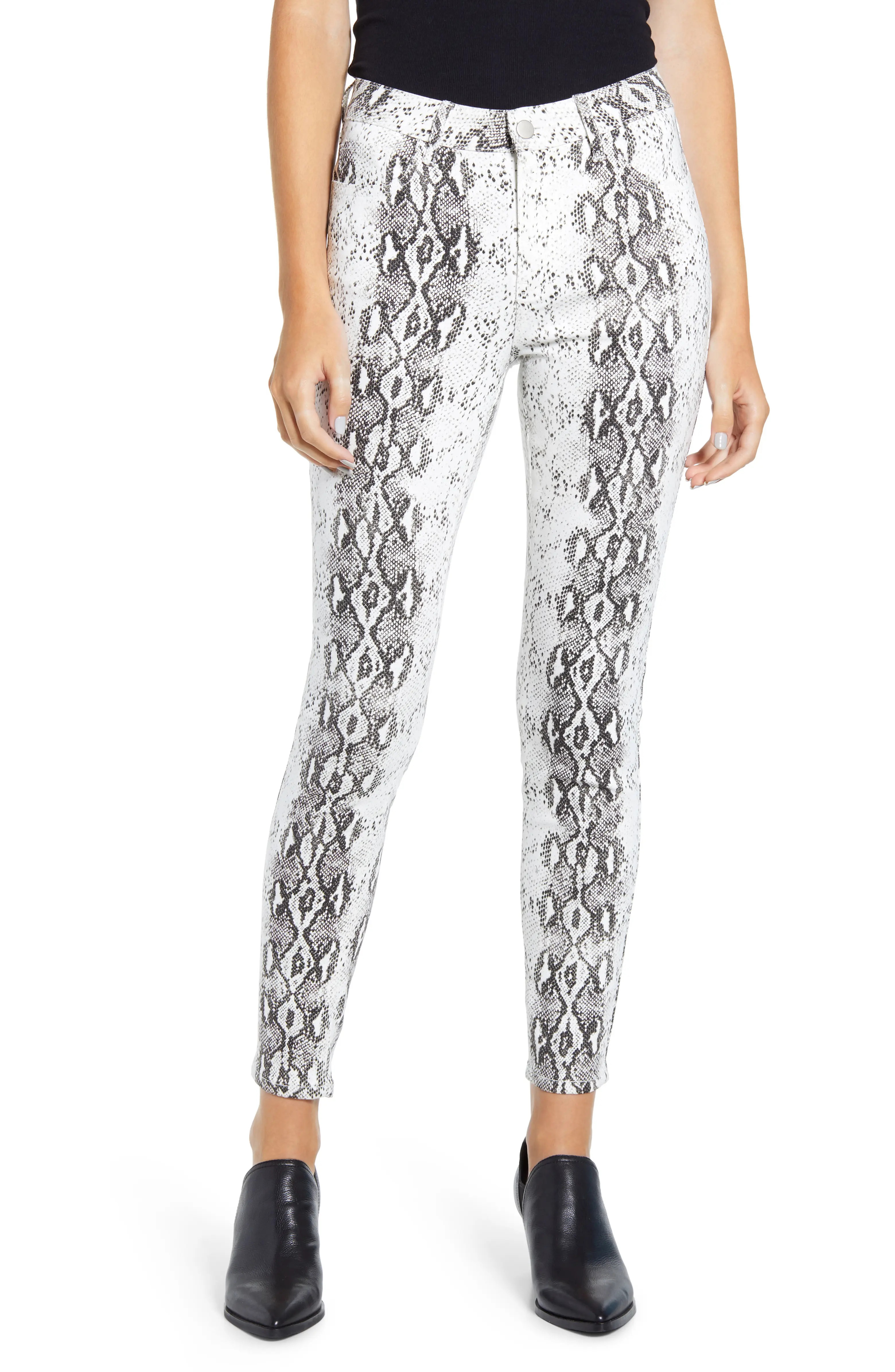 Snake Print Skinny Jeans | Nordstrom