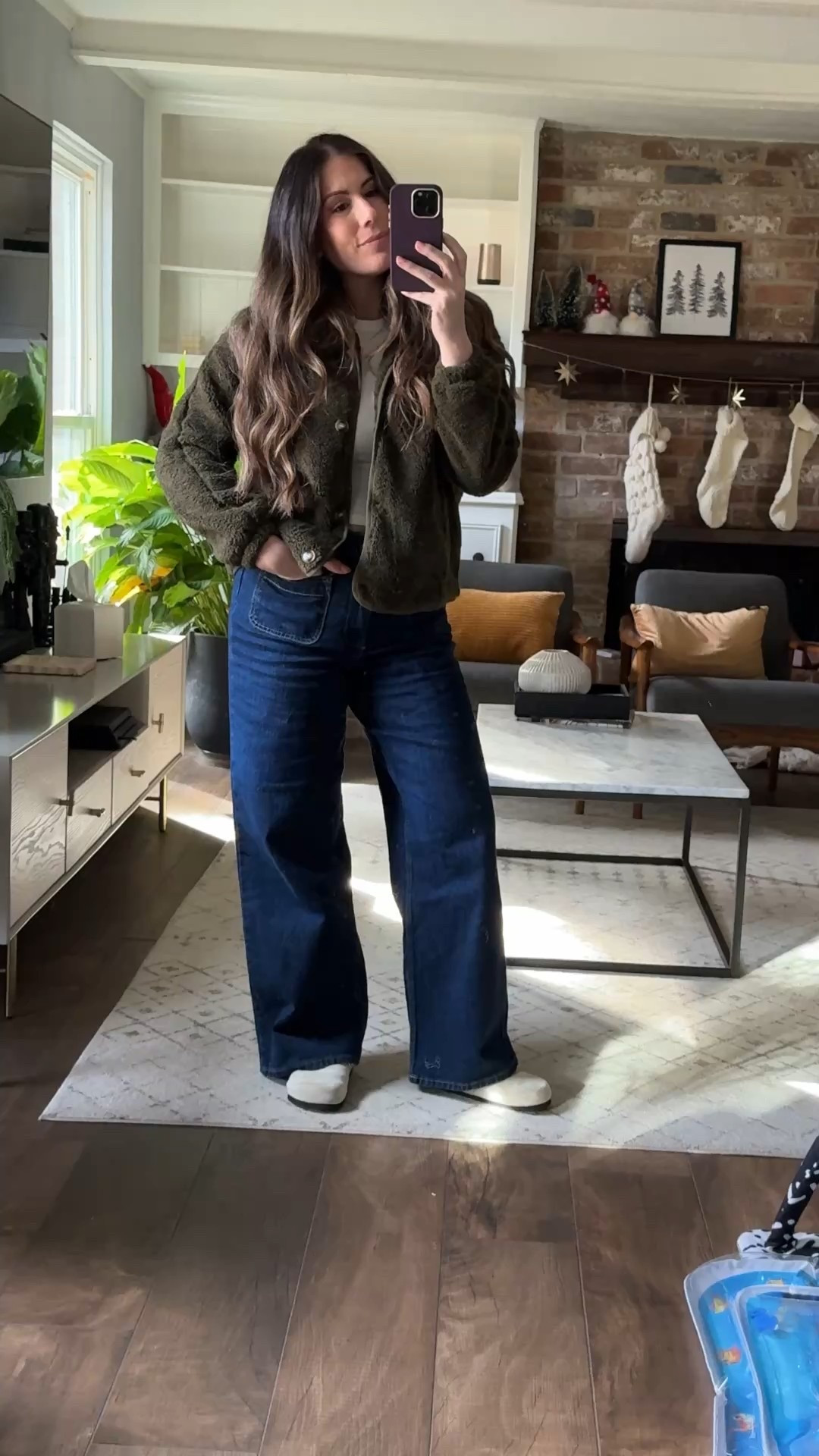 Casual winter outfit 

Walmart jeans, Amazon sherpa jacket, clogs, Walmart fashion, jeans outfit 

#LTKOver40 #LTKFindsUnder50 #LTKootd