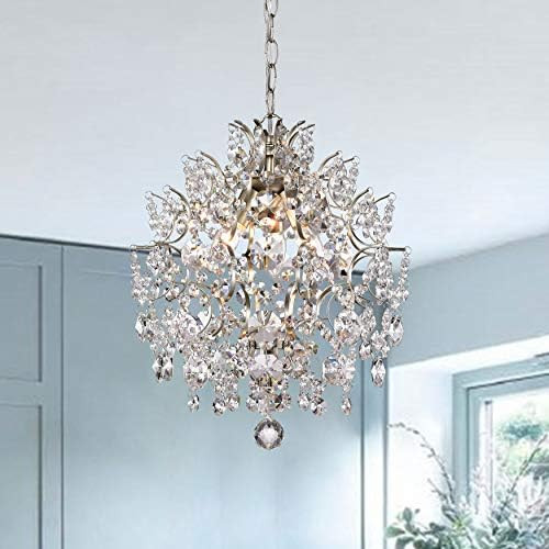 Jojospring 3-Light Brushed Champagne Crystal Chandelier | Amazon (US)