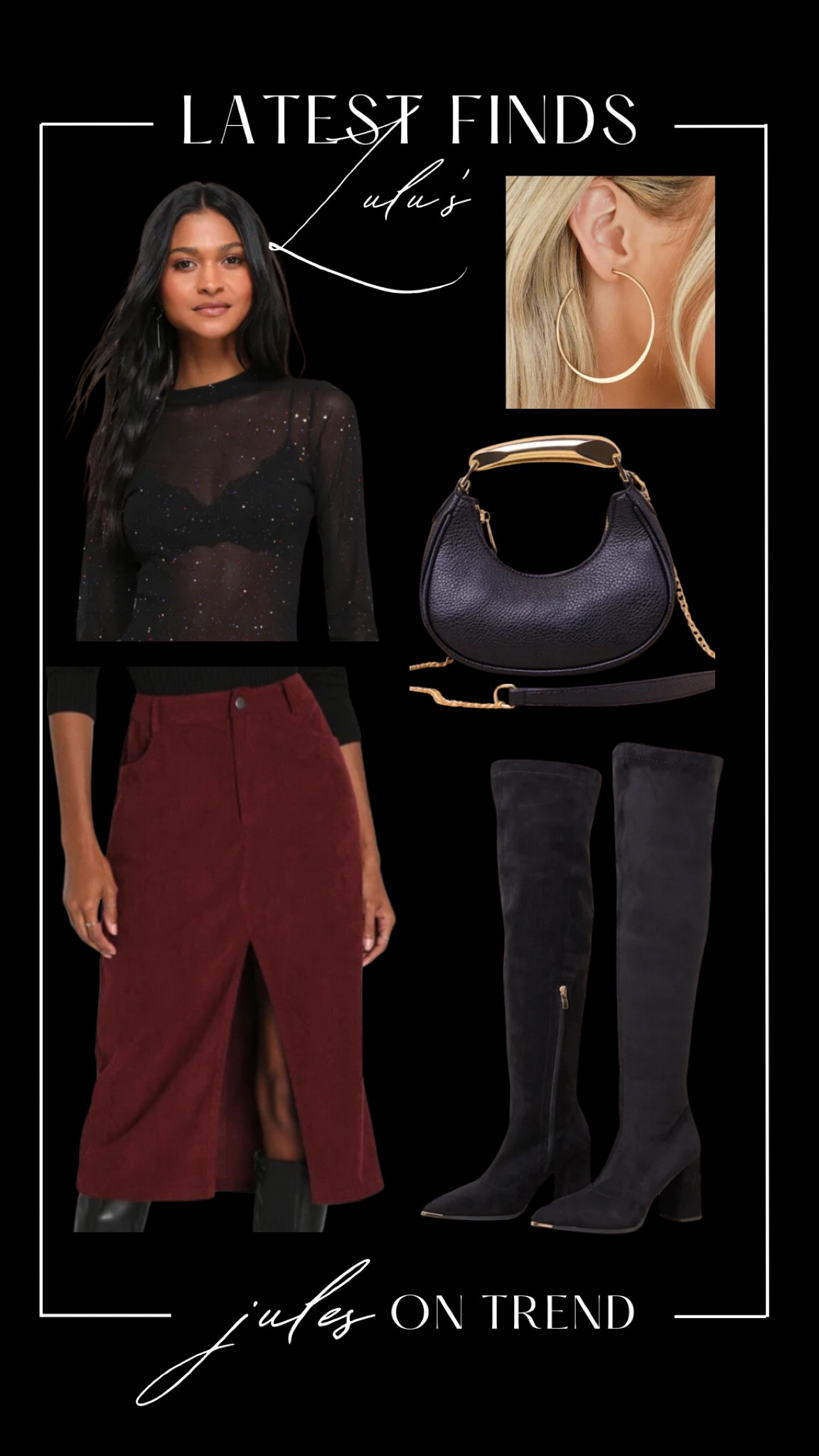 BOGO sale at Lulu’s on this outfit.

Date Night or Girls Night. This sequins bodysuit should be a closet staple. Can pair it with any bottom, and layer a blazer, cropped cardigan or leather jacket over for chilly nights. 

#LTKStyleTip #LTKParties #LTKFindsUnder50