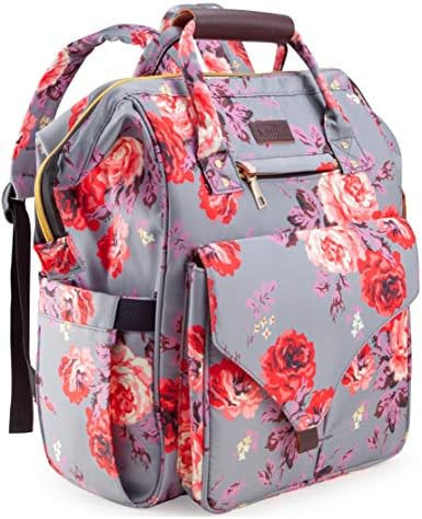 Kaome Diaper Bag Backpack, Upgraded Large Capacity Multifunction Nappy Bags, Waterproof Baby Bag Flo | Amazon (US)