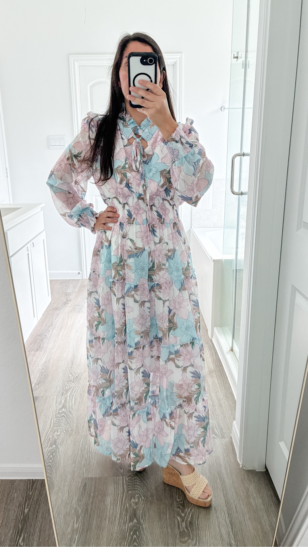 This Spring dress has exceeded my expectations. It is flowy, comfortable and has a beautiful, colorful floral pattern.

#LTKootd #LTKPetite