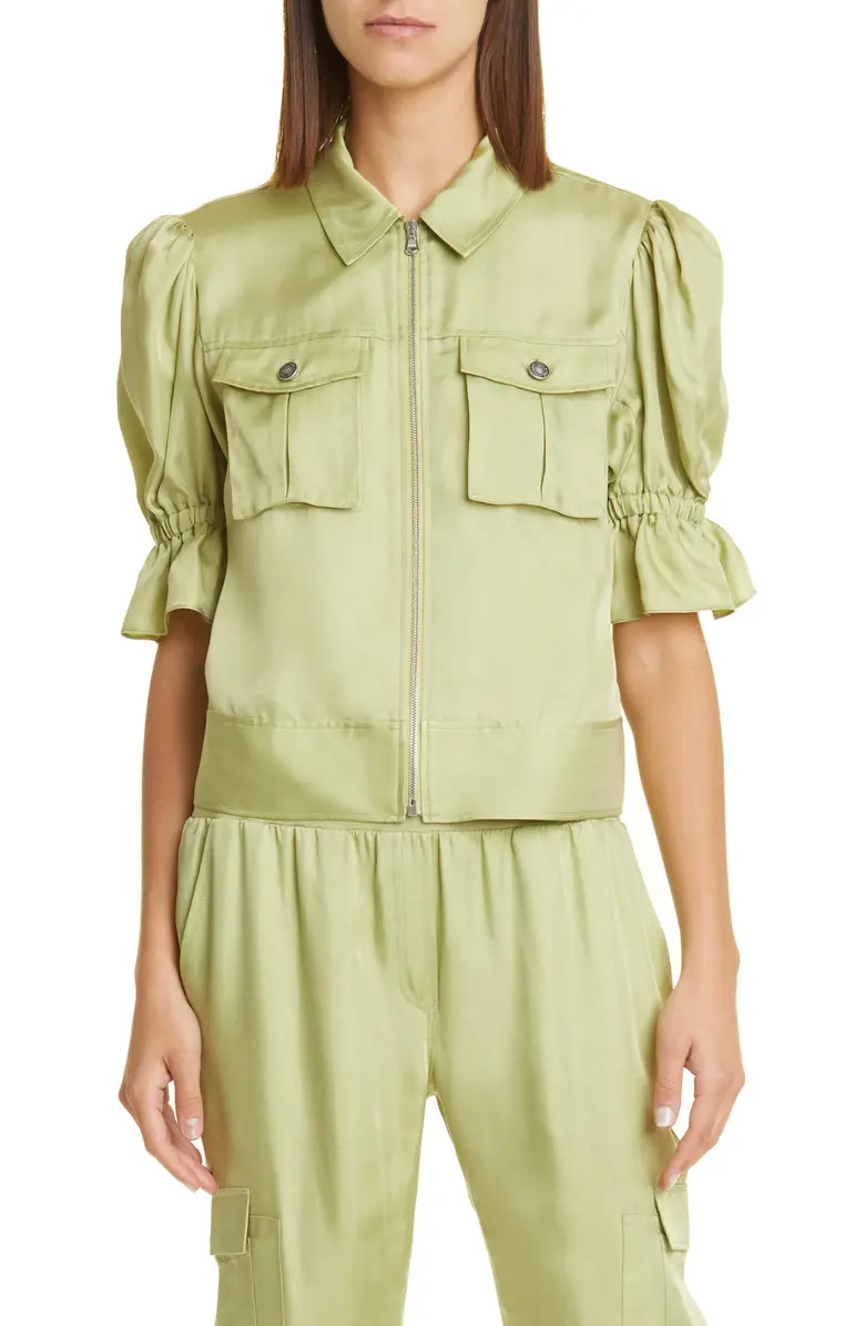 Holly Ruffle Sleeve Jacket | Nordstrom