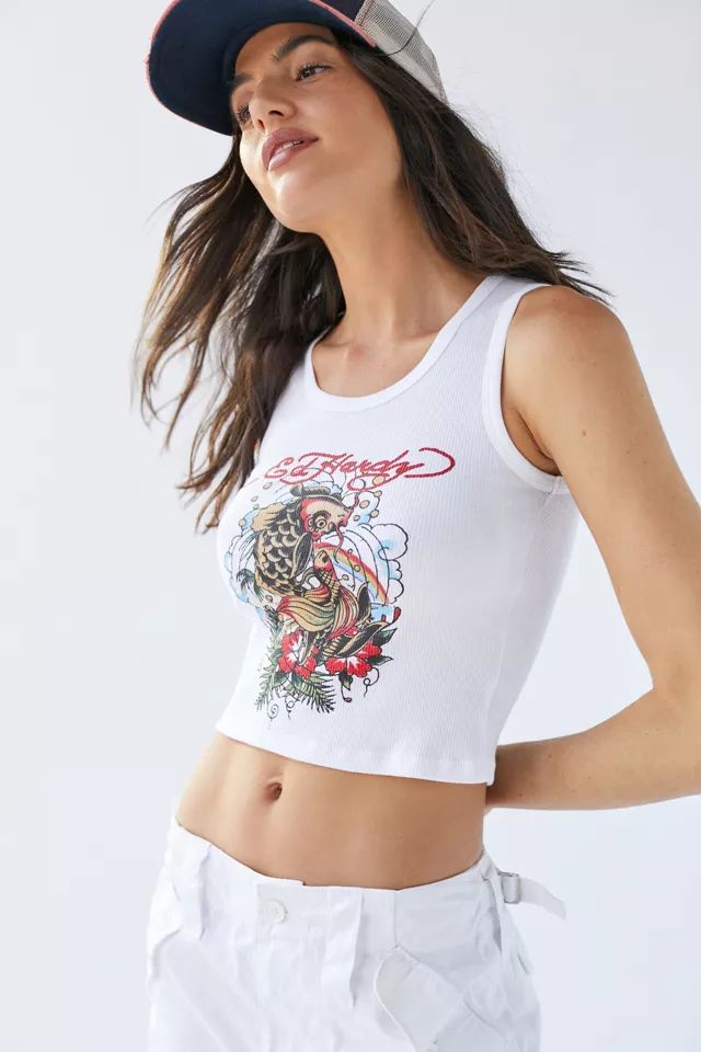 Ed Hardy Koi Fish Tank Top | Urban Outfitters (US and RoW)
