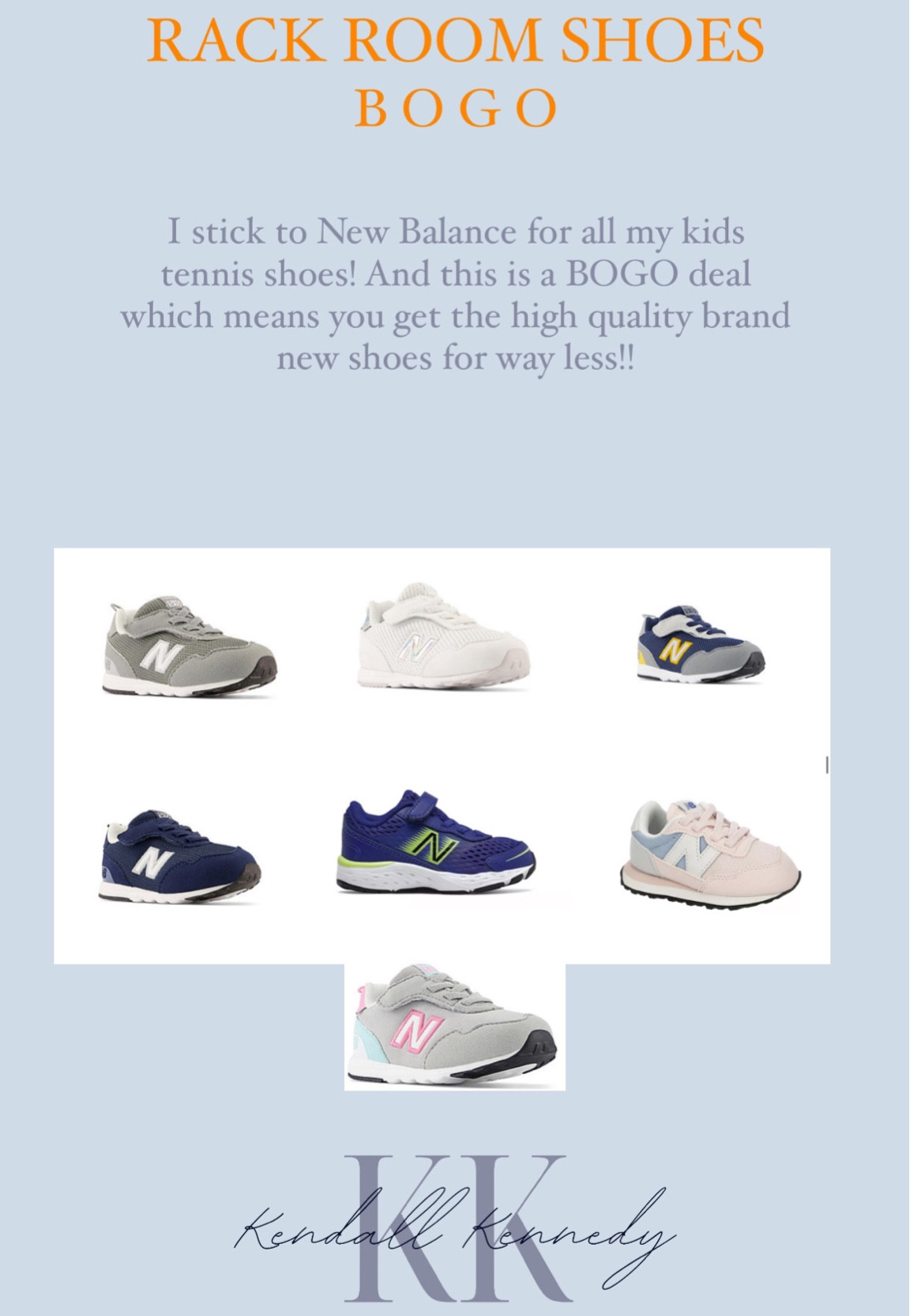 I love the NB brand for my kids!! All 3 of them have multiple pairs of New Balance shoes and I truly think they hold up so so well. Love to find them on sale! 

#LTKkids #LTKsalealert #LTKfindsunder50