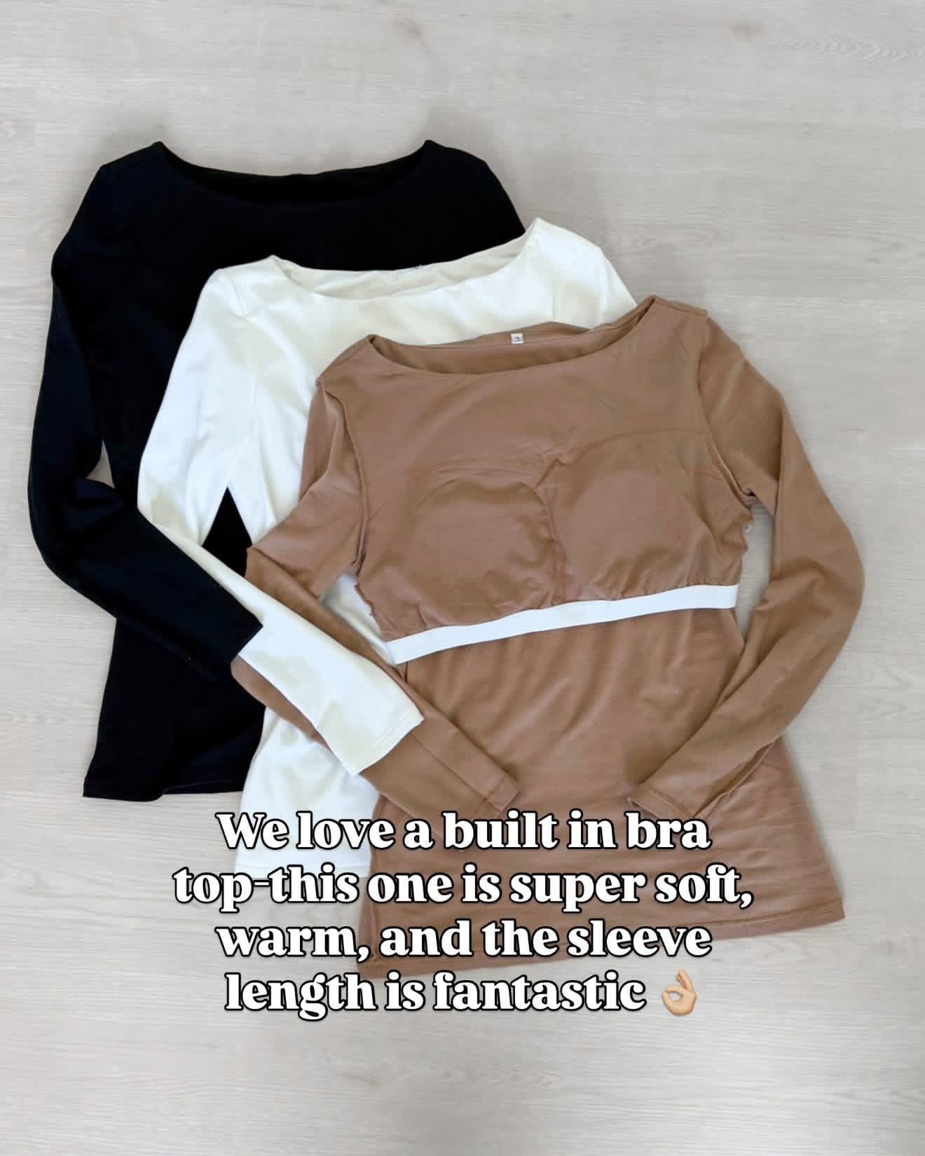 Love these built-in bra long sleeve tops! They’re so comfortable and seamless looking. You can layer with these or wear with jeans for an everyday look!

Everyday basics Long sleeve tops Seamless tops Basic Elevated basics OOTD Everyday casual Tall girl approved Stang and co

#LTKValentine #LTKootd #LTKTall