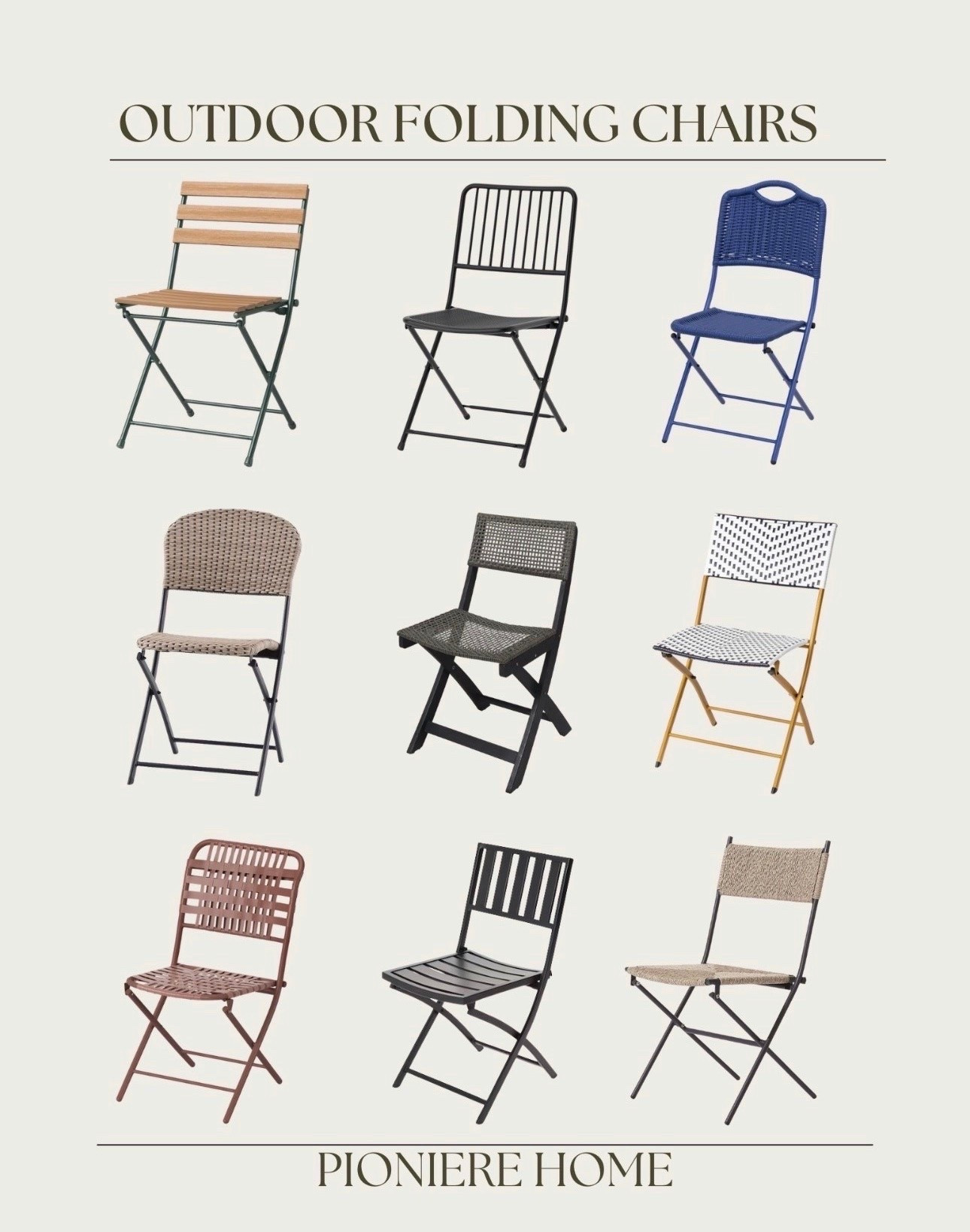 Outdoor folding chairs. Perfect chairs for entertaining. Outdoor dining chairs, wicker outdoor chairs. Spring patio refresh, target outdoor furniture, Wayfair, crate & barrel

#LTKSeasonal #LTKHome #LTKdayinmylife