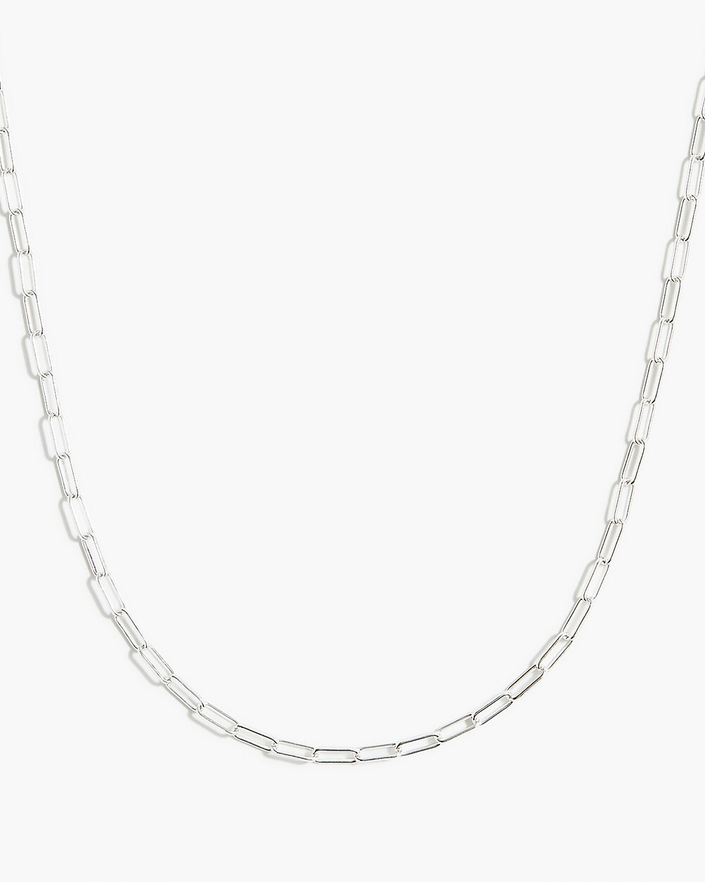 T-bar paper-clip link chain necklace | J.Crew Factory